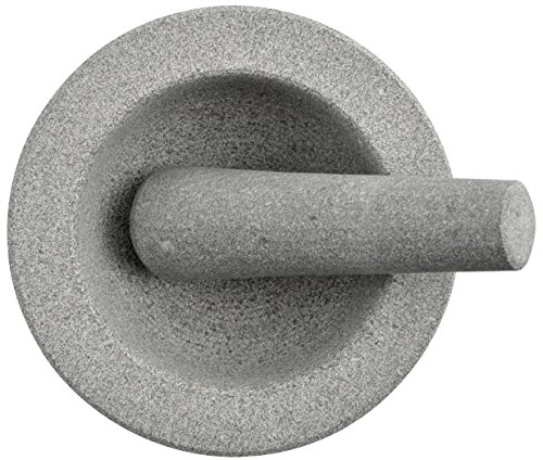 Mörser mit Stößel aus Granit XXL Top 3kg Granitmörser Gewürzmörser ⌀15cm H11cm - 2