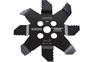 Ausonia - 83810 Disque pour débroussailleuse ronces broyeur de pulvérisation ronce avec Lame dentéle