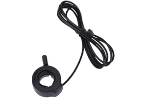 QITER Scooter Throttles, Thumb Throttle Grip Speed Control 3 Wires Thumb Throttle on Left/Right Handle for E-Bike Electric Bike Scooter Thumb Throttle Control Accessories