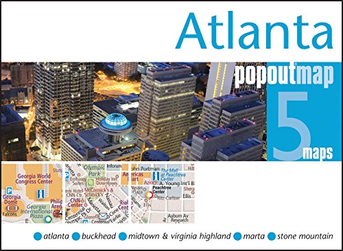 Atlanta Popout Map livre