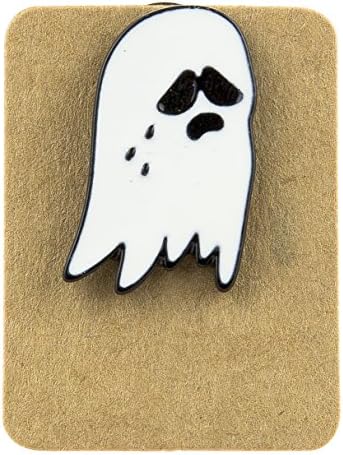Metal Sad Ghost Enamel Pin Badge