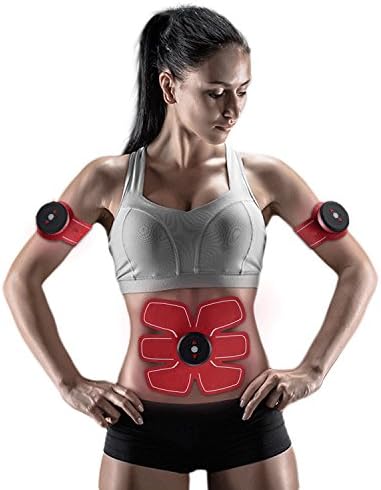 Yukefeng 2019 New ABS Trainer Ab Belt Abdominal Muscles Toner,Body Fit Toning Belt,Ab Toner Fitness Training Gear Machine Home/Office Ab Workout Equipment Machine for Men&Women