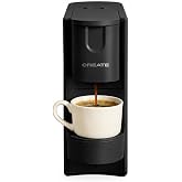 CREATE / THERA EASY/Espresso capsule coffee maker black/Collection tank, 20bar, silent, anti-fingerprint finish, anti-vibrati