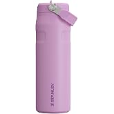 STANLEY IceFlow&trade; Aerolight&trade; Flip Straw 2.0 Pipetli Termos Su Şişesi 0.7 Litre - Lila | Paslanmaz &Ccedil;elik