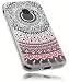 Produktbild mumbi Schutzhülle für Samsung Galaxy Xcover 4 Hülle im Mandala Design transparent rosa