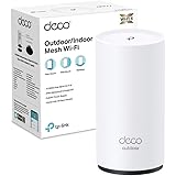 TP-Link Deco X50-Outdoor Router AX3000Mbps Access Point Esterno Mesh WiFi 6 Dual Band, IP65 Resistenza Alla Polvere e all'Acq