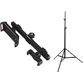 Microcase 2in1 &Ccedil;ift Başlıklı Ayarlanabilir 1 Telefon 1 Tablet Tutucu + 2.1 MT Tripod - AL5063