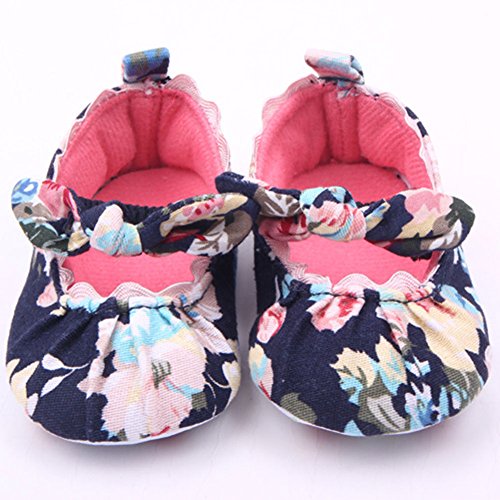 Itaar Toddlers Baby Girl Newborn Flower Leopard Prewalker Trainer Sneaker Crib Shoes