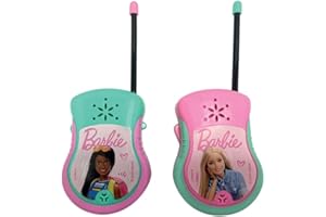 ODS - Barbie, Walkie Talkie Esploratrici Coraggiose, Frequenza 40 Mhz Distanza Ricezione 50-80 mt, Età Consigliata +3 Anni