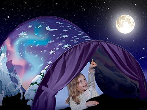 SATCL Kids Pop Up Bed Tent Playhouse Tents Magical World Winter Wonderland