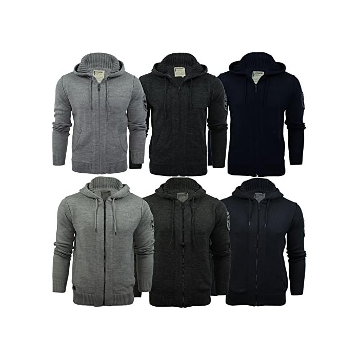 Buy Dissident Mens Cardigan Jumper 