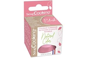 SCRAPCOOKING Colorant en poudre d'origine naturelle Blush 10g - Colorant Pâtisserie Cuisine Gateaux Biscuits Glaces Rose Fichsia Pale