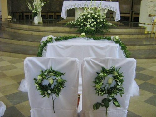 weiße Husse Auflage Hussen für Stuhl - 6