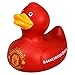 Produktbild Manchester United Bade-Ente/Badewannen-Ente/Gummi-Ente FC Logo (Einheitsgröße) (Rot)