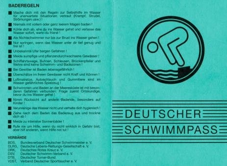 Preisvergleich Produktbild Deutscher Schwimmpass