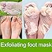 CRAVOG 6 Pairs Baby Foot Peeling Renewal Mask Remove Dead Skin Cuticles Heel