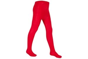 Miss Chief Nifty Girls School Tights Knitted Plain Rich 7 Colours Ages 3 4 5 6 7 8 9 10 11 12 13