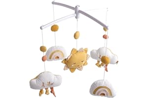 Mobile musical lit bébé | Sunlight | Mobile lit bébé | Décoration chambre bébé | Cadeau naissance | Sauthon
