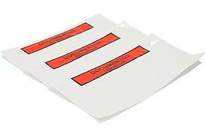 PAMPOLS Sobres adhesivos para el envío de documentos 235x132mm |Impresión contiene documentación | Packing list | Pack de 100 unidades