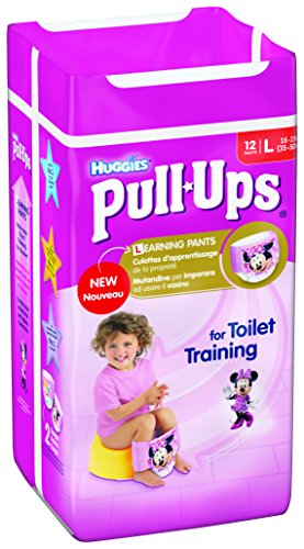 Pull-Ups Girl Size L 6 Day Convenience Pack 16-23Kg 12 pants