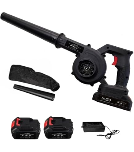Soffiatore Foglie A Doppia Batteria 48V - Turbo Ventola Per Auto, Giardino E Esterni - Potente E Senza Fili - Foto 11