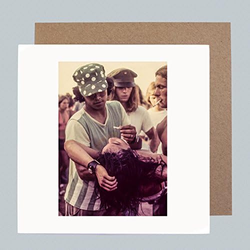 Smelling Salts -Vintage Retro Blank Greeting Card For Music Fan - Music Birthday Card by Honovi Cards