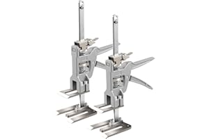 GUOLICH Labor-Saving Arm Door Use Board Lifter Cabinet Jack Clamp Tile Leveling System Handheld Jack Tool 440 lb / 200 kg for Floors, Doors, Cabinet Installation (2)