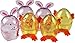 Produktbild DP 6 x Ostern Bunny Chick Charaktere – Kunststoff-Behälter für Süßigkeiten/Schokolade Eier.