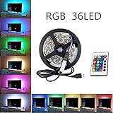 【Controlador remoto de 24 teclas】 Puede usar el control remoto para cambiar el color, el brillo y los diferentes modos de iluminación.