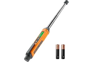 Détecteur de Gaz Naturel, TopTes PT299 avec Tige Extensible, Appareil Portable pour Fuites de Gaz Combustibles comme Le Méthane et Le Propane dans la Maison ou Le VR (2 Piles Incluses) - Orange