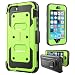 Produktbild i-Blason Hülle Kompatibel für iPhone SE, 5S, 5 Handyhülle Bumper Case 360 Grad Schutzhülle Cover [Armorbox] mit integriertem Displayschutz, Grün