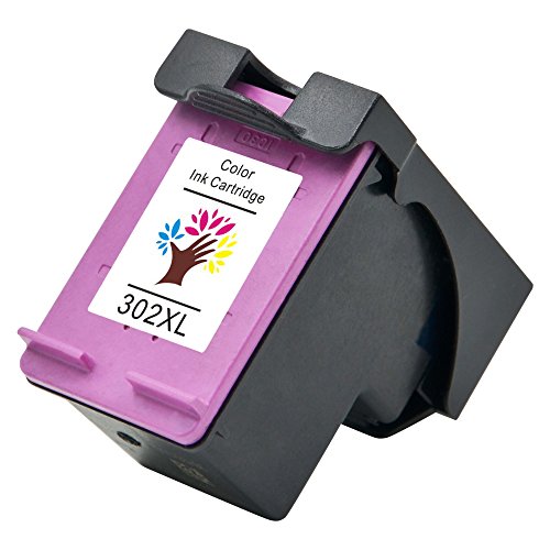 GREENSKY Wiederaufbereitet Tintenpatronen Ersatz für HP 302 XL (1 Schwarz & 1 Tri-Farbe) für HP DeskJet 1110 1115 2130 2132 3630 3632 HP OfficeJet 3830 3831 3832 3833 4650 4651 HP Envy 4520 4521 4522 4523 - 3