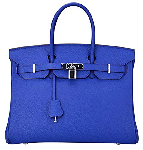 Women's Padlock Handbags Purses with Silver Hardware35cm