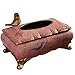 Produktbild CKH American Land handbemalte Blumen und Vögel Tissue Box Dekoration Home Wohnzimmer gemalten Serviette Box Display ( Color : Pink )