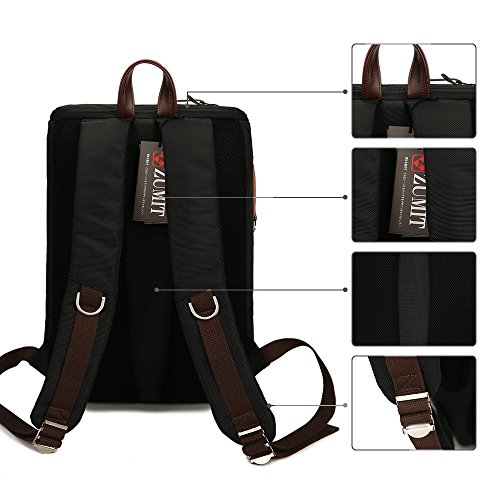 ZUMIT Laptop Rucksack Herren Damen Business Tasche Studenten Backpack Outdoor Reisen Wandern Daypack Schultertasche Wasserabweisend f  r bis zu 14 Zol
