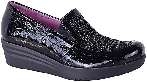 Helle Comfort Womens Laima Black Leather Shoes 38 EU