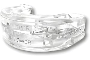 MEIION buccocare Orthèse d' avancée mandibulaire Gouttière anti ronflement, CareSommeil Réglable et Réutilisable avec Boîte de Rangement, Protection Efficace Contre le Ronflement