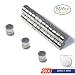 Produktbild Neodym-Magnete von magnetpow, 50 6 mm x 3 mm Edelstahl Craft Magnet, Super Starke N45 Zylinder Magnete für Kühlschrank Tür Whiteboard DIY Handwerk Hobbys Office Multi ca.