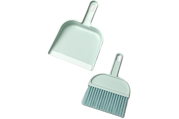 Biliant Mini sopborste och spade, skyffel och kvast set, sopskyffel set mini sopskyffel och borste för hem, kontor, skola och kök