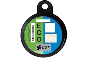 BLAUBODY Portaviñetas DGT para Motocicleta, Discreto, Impermeable, Negro con Clip (sin Tornillos) Equipo/Accesorio para Moto, Scooter, Ciclomotor, Quad ✪GARANTÍA DE por Vida✪ Portadocumentos de Papel