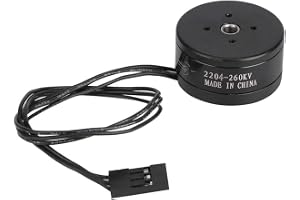 Brushless Motor, Outdoor 260KV Brushless Motor for Camera Gimbal RC Drone Accessories (2204-260KV)