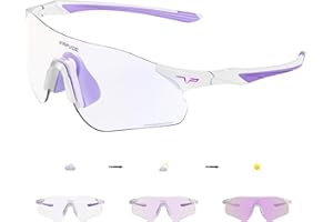 KAPVOE Photochromic Sports Sunglasses Cycling Glasses Clear UV400 Protection Women Men Bike Goggles MTB Bicycle
