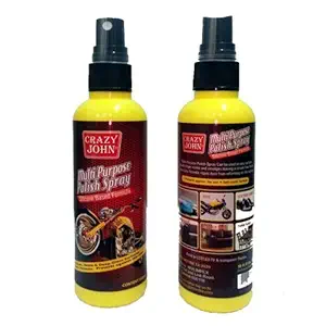 Crazy Johns Multi Purpose Polish Spray 100ml 1PC MRP 125/- Bikes/Cars and Anything