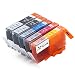 Produktbild K-Ink kompatible Tintenpatronen Ersatz für HP 364 XL (5er Packung - 2 Schwarz, 1 Cyan, 1 Magenta, 1 Gelb)