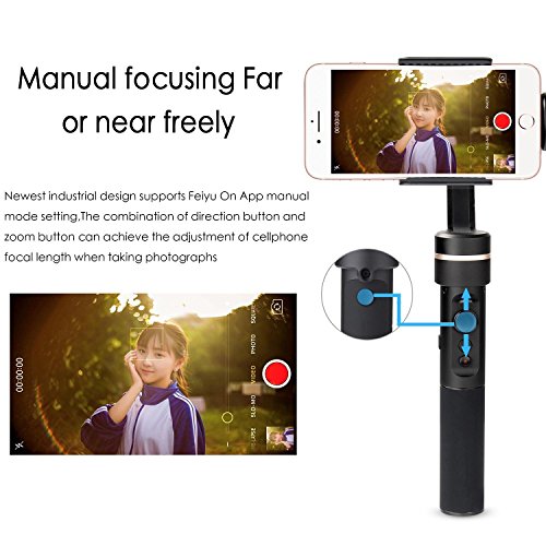 Feiyutech SPG versione aggiornata splash-proof design 3Â assi palmare stabilizzatore del giunto cardanico per iPhone Huawei Samsung Galaxy moto LG Xiaomi smartphones GoPro 5/4/3