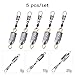 Tbest 5Pcs Sinker Premium Leurre Poisson d'eau Douce Lot de 1 Crochet...