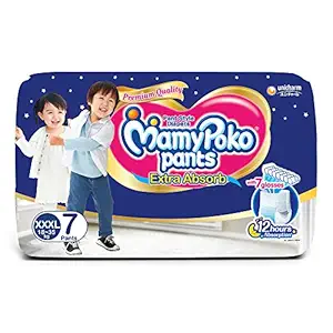 MamyPoko Pants Extra Absorb Diapers, XXXL (Pack of 7)