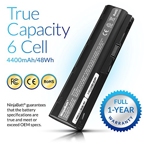 NinjaBatt Laptop-Akku für HP 593553-001 593554-001 MU06 593562-001 Pavilion G6 HSTNN-LB0W HSTNN-UB0W HSTNN-Q62C HSTNN-E08C HSTNN-DB0W WD548AA HSTNN-LB0Y HSTNN-LBOW HSTNN-E09C Presario CQ56 CQ57 - 4