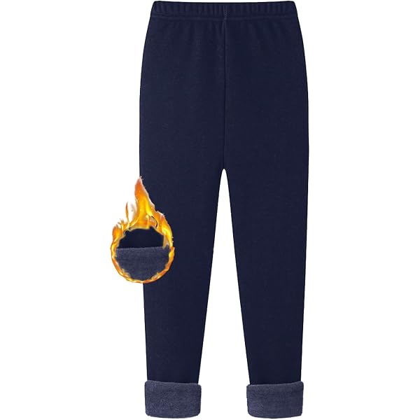 Legging Fille Thermique Motif Lapin - Pour 1 à 6 Ans, Extensible, Chaud, Pour Automne/hiver, Quotidien Ou Sport
