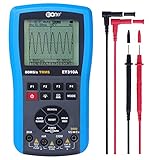 Multimètre oscilloscope numérique portable professionnel LCDScreen Store100sets Data100 MHz Bande passante Échantillonnage 8 bits 4000 CountsTest ACV et Instrument de mesure de résistance AC